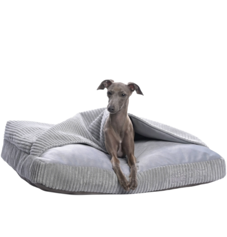 DG Sleeping bed LOUNGE „RIBBED GREY