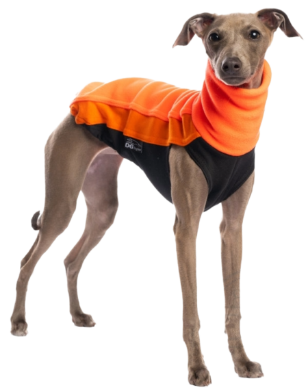 DG OUTDOOR TOP FLEECE SHORT „NEON ORANGE