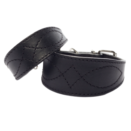 DG LUXURY LEDERHALSBAND „BLACK