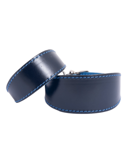 DG SIMPLE LEDERHALSBAND „DARK BLUE