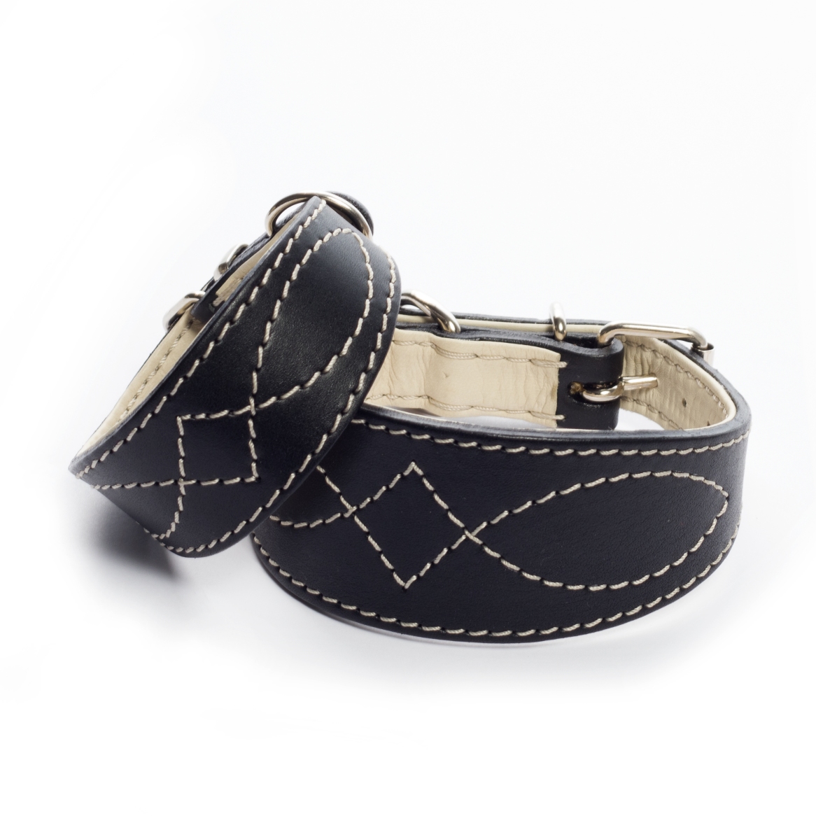 DG LUXURY LEATHER COLLAR "ELEGANT" - Image 2
