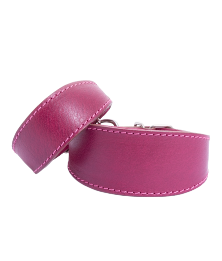 DG SIMPLE LEDERHALSBAND „FUCHSIA