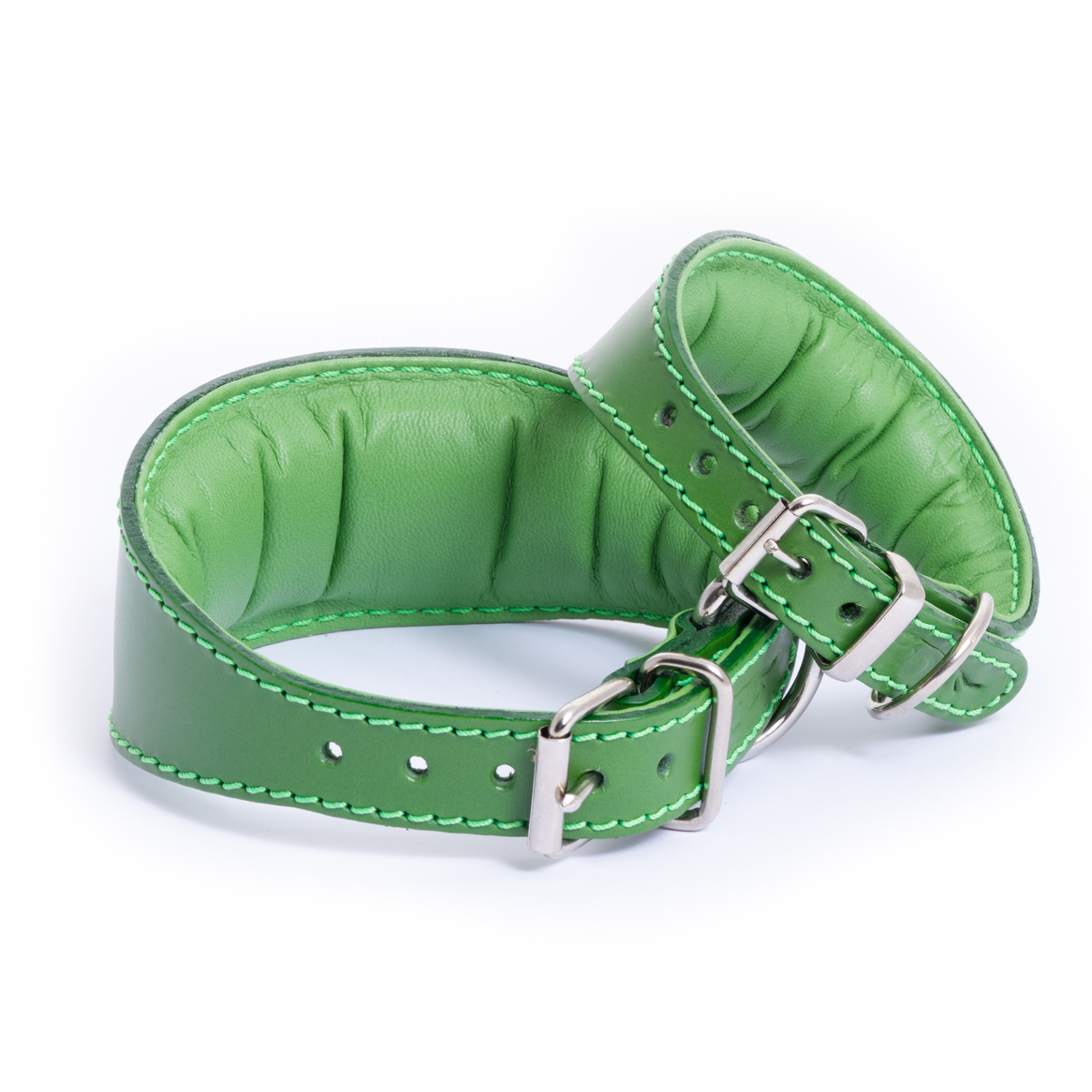 DG SIMPLE LEATHER COLLAR "GREEN" - Image 4