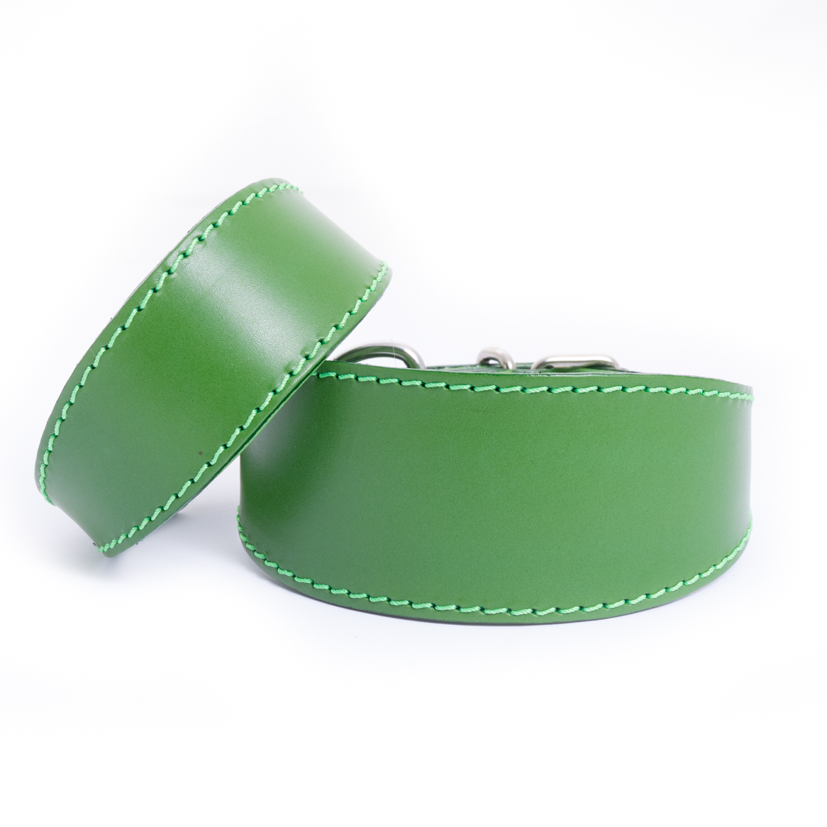 DG SIMPLE LEATHER COLLAR "GREEN" - Image 2