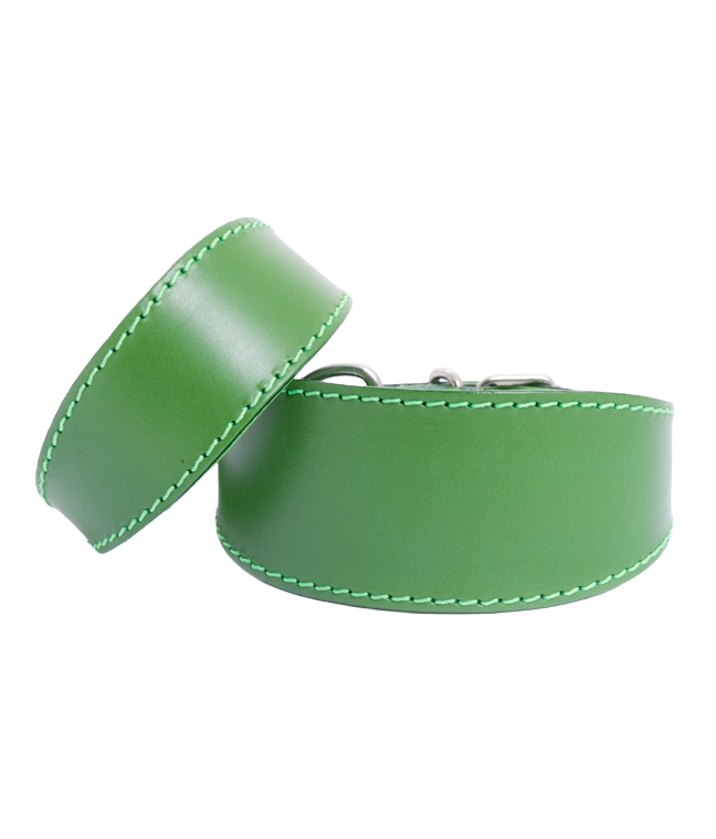 DG SIMPLE LEATHER COLLAR "GREEN"