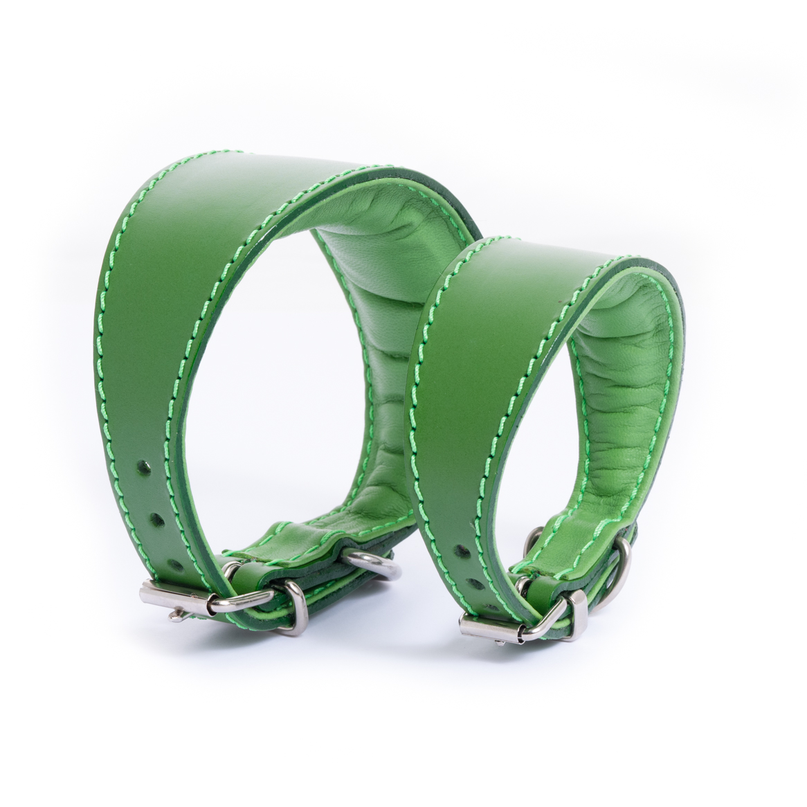 DG SIMPLE LEATHER COLLAR "GREEN" - Image 3