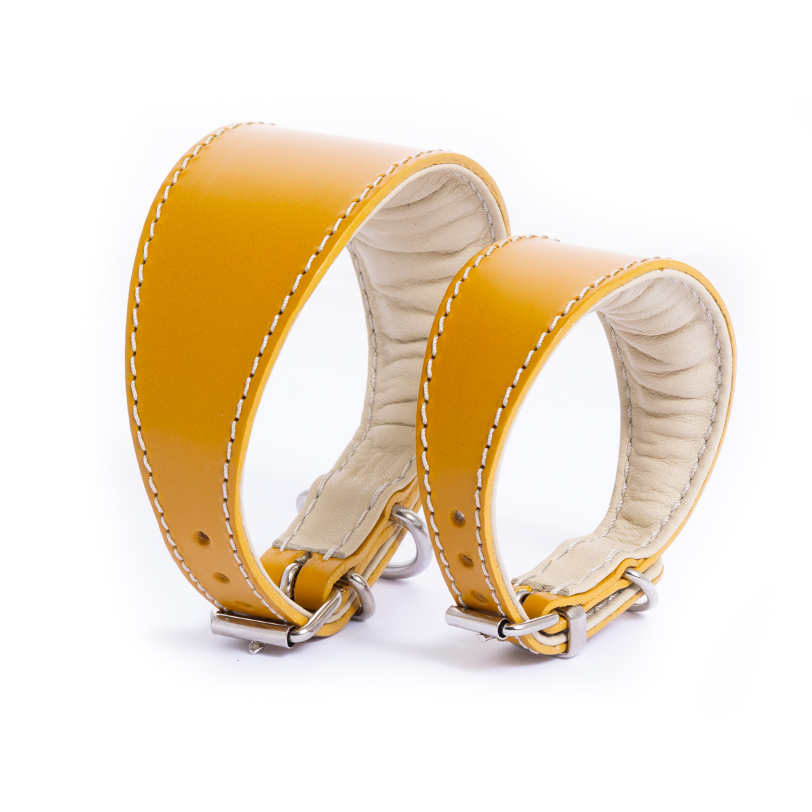DG SIMPLE LEATHER COLLAR "MUSTARD" - Image 3