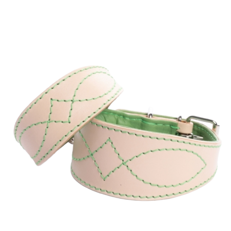 DG LUXURY KOŽENÝ OBOJEK „SWEET GREEN